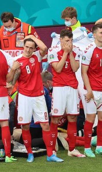 Euro 2020: Danemarca, marcată de prăbușirea lui Christian Eriksen pe teren, a fost învinsă de Finlanda