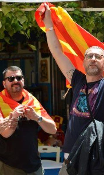 FOTO Meciul Ucraina - Macedonia de Nord, faza pe suporteri (și bere)​