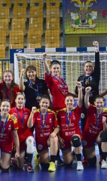 Naționala României la handbal feminin, locul cinci la Europeanul Under-19