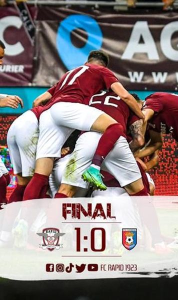 VIDEO Rapid București, victorie la revenirea în Liga 1 (1-0 vs Chindia Târgoviște)