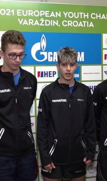 CE Tenis de masă U19: Echipele României s-au calificat în sferturi