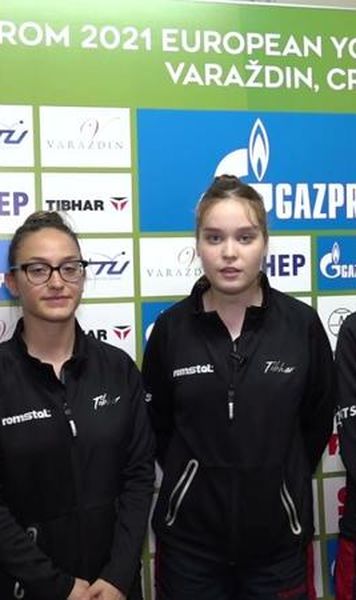 CE Tenis de masă U19: România, în finala feminină - Băieții luptă pentru bronz