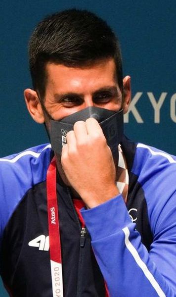 FOTO Novak Djokovic, imaginea zilei la Jocurile Olimpice: Sigur e jucător de tenis?