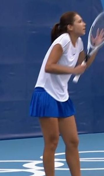 VIDEO JO 2020: Momente rare oferite de Monica Niculescu și Raluca Olaru - Crize de nervi în timpul meciului pierdut în optimi