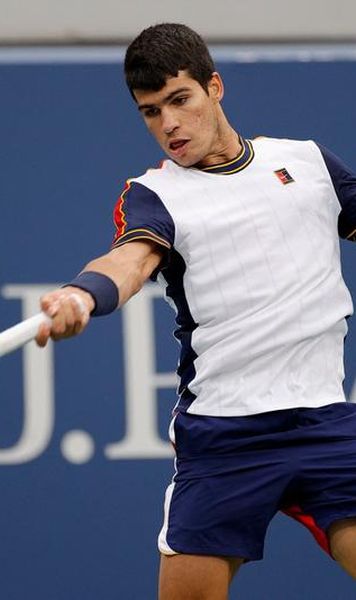VIDEO US Open: Finalul poveștii pentru revelația Carlos Alcaraz - Puștiul de 18 ani a fost eliminat în sferturi de  Felix Auger-Aliassime