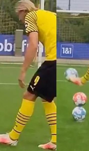 VIDEO Erling Haaland și momentul incredibil de magie  - De ce este considerat un fake news de către Corriere dello Sport