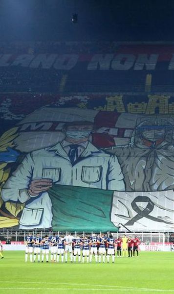 Imaginea zilei: Coregrafia unică a fanilor Milanului care a impresionat Italia: "Ei sunt adevărații eroi"
