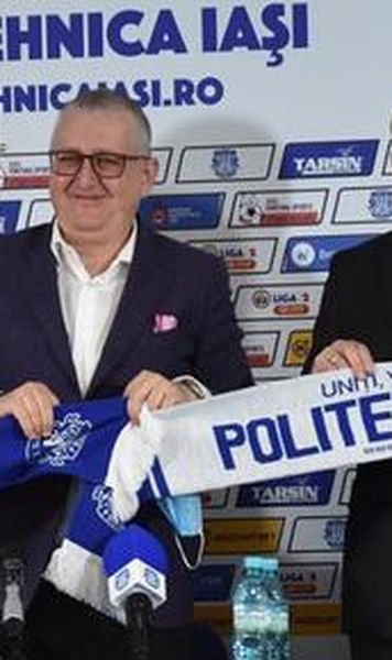 Cornel Şfaiţer este noul preşedinte al clubului Poli Iaşi - Care este obiectivul grupării din Copou