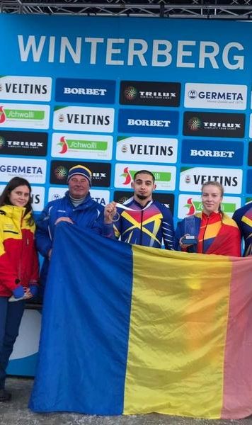 CE Bob (juniori și tineret): Georgeta Popescu, campioană europeană la monobob / Andrei Nica şi Mihai Calancea, bronz în proba de bob-2