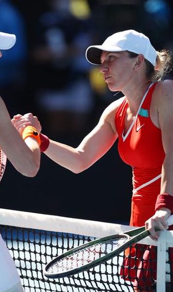 VIDEO Prima reacție a Simonei Halep după ce a fost eliminată în optimi la Australian Open