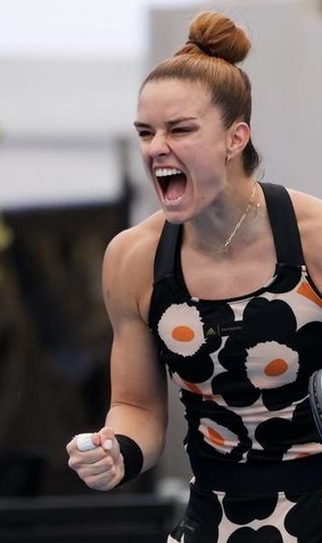 Maria Sakkari, a treia favorită, în optimi la Adelaide după un meci în care a pierdut un set la zero