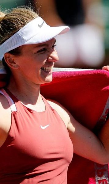 Simona Halep, mesaj pentru Patrick Mouratoglou după ce a defilat în primul tur al turneului de la Toronto
