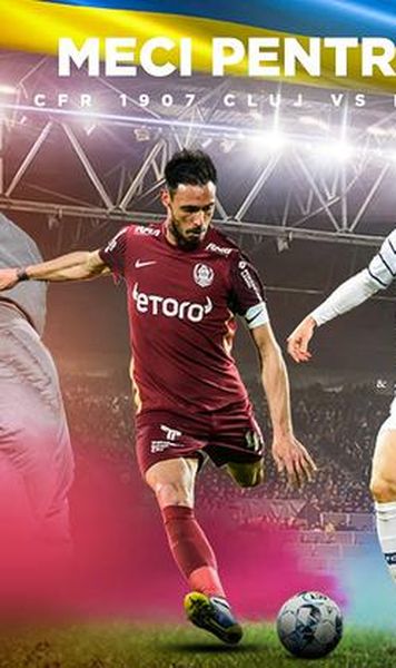 CFR Cluj vs Dinamo Kiev: Meci pentru pace - Ruslana va cânta în Gruia