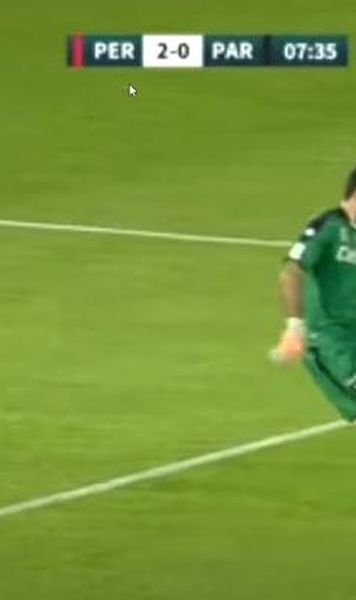 VIDEO Gianluigi Buffon, gafă incredibilă la ultimul meci al Parmei din Serie B: Cum s-a făcut de râs portarul de 44 de ani