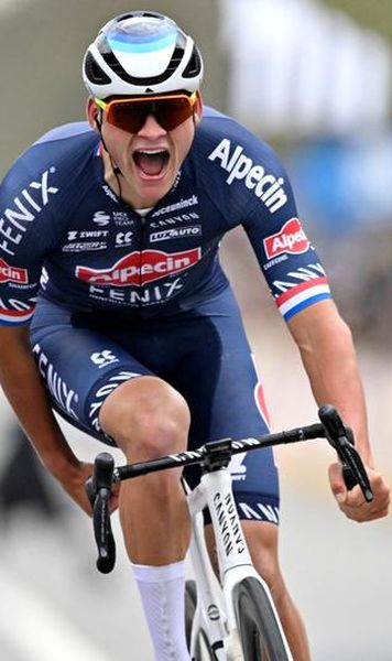 VIDEO Ciclistul olandez Mathieu van der Poel (Alpecin) a câștigat Turul Flandrei