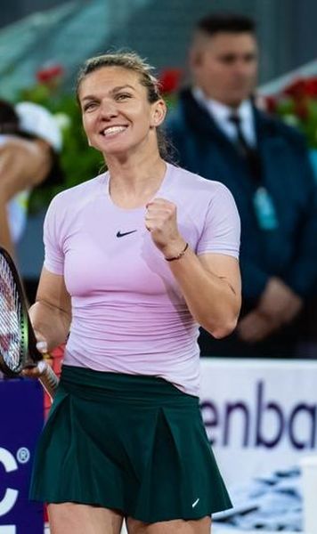 Simona Halep, reacție moderată după ce a învins-o categoric pe Paula Badosa la WTA Madrid