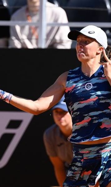 WTA Roma: Iga Swiatek, în finală - Demonstrație de forță cu Aryna Sabalenka
