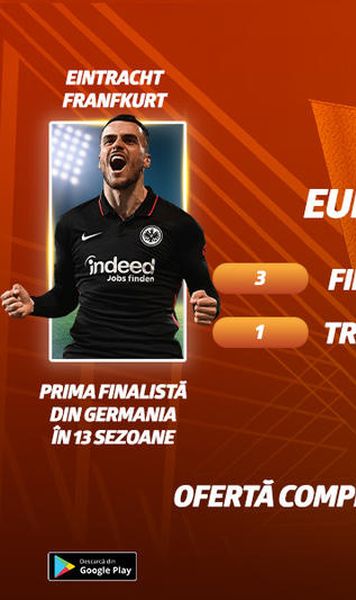 [P] Eintracht Frankfurt – Glasgow Rangers, duel istoric la Sevilla! Ce putem paria pe finala Europa League?