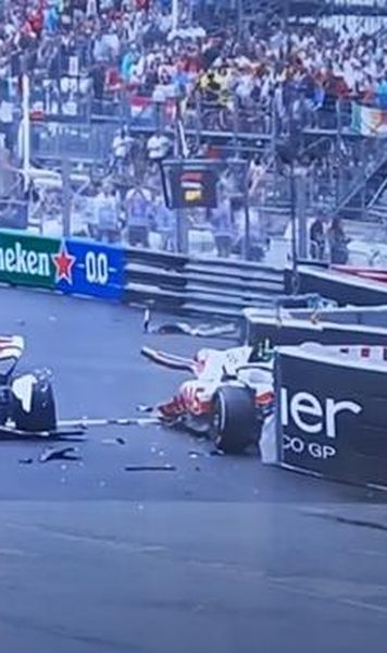 FOTO Mick Schumacher, încă un accident grav suferit în Formula 1: A rupt monopostul Haas în două în MP de la Monaco
