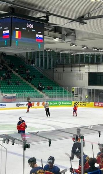 VIDEO CM Hochei: România, surclasată de Slovenia în primul său meci