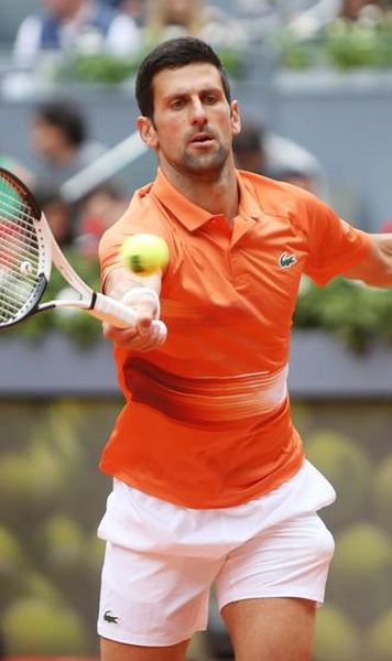 Novak Djokovic, în semifinale la ATP Madrid - Urmează un meci cu Rafael Nadal sau Carlos Alcaraz