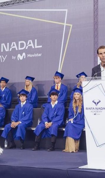 Rafael Nadal, discurs emoționant la academia sa de tenis: „Marile obiective nu se ating peste noapte”