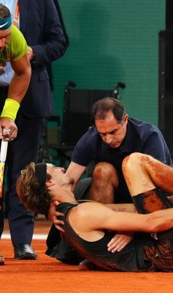 Imaginile zilei după semifinala dintre Rafael Nadal și Alexander Zverev de la Roland Garros