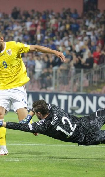 Liga Națiunilor: România, învinsă de Bosnia-Herțegovina după multe ocazii ratate și o eroare rară a lui Niță