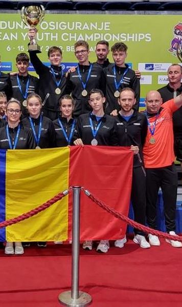 România se întoarce cu zece medalii de la Europenele de tenis de masă pentru cadeţi şi juniori