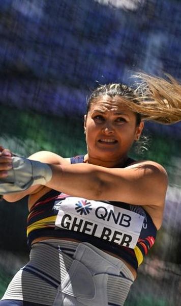 Bianca Ghelber, în finala probei de aruncarea ciocanului la CM Atletism