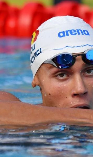 VIDEO David Popovici, record european în proba de 100 m liber - A coborât sub 47 de secunde la CE Natație