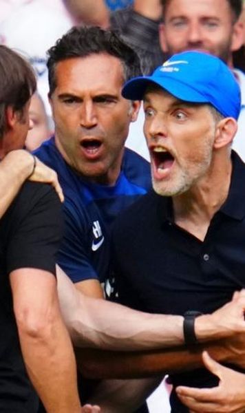 VIDEO Scandal uriaș la derbiul dintre Chelsea și Tottenham - Thomas Tuchel și Antonio Conte, aproape de a se lua la bătaie