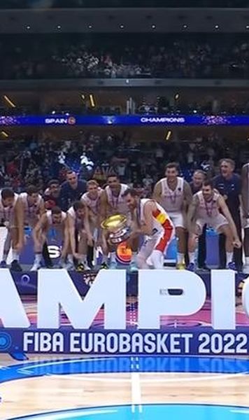 VIDEO Spania a cucerit Campionatul European de baschet masculin - Victorie cu Franța în marea finală
