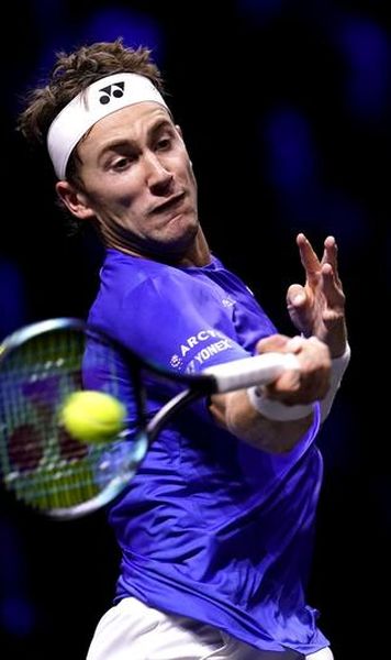 Laver Cup 2022: Casper Ruud a adus primul punct pentru echipa Europei