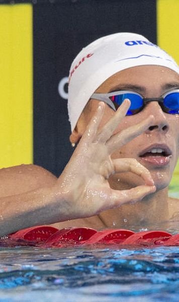 CM Natație Juniori: David Popovici și Patrick Sebastian Dinu s-au calificat în finala probei regină de 100m liber