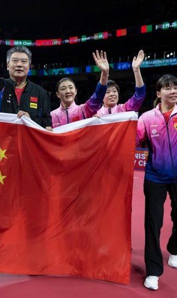 Tenis de masă: Echipa feminină a Chinei, campioană mondială pentru a cincea oară consecutiv