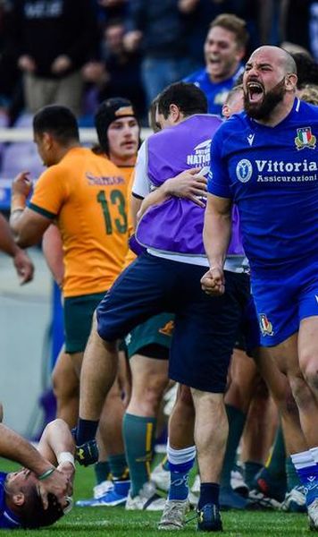 Rugby: Italia, victorie istorică împotriva Australiei