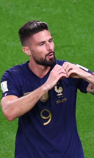 Digisport: Reacția lui Olivier Giroud, după ce a devenit lider în topul golgheterilor Franței, la egalitate cu Thierry Henry