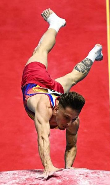 CM Gimnastică: Gabriel Burtanete, locul 4 la sărituri / România pleacă fără medalie de la Liverpool