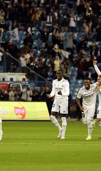 Real Madrid, calificare dramatică în finala Supercupei Spaniei - A învins Valencia la penaltiuri