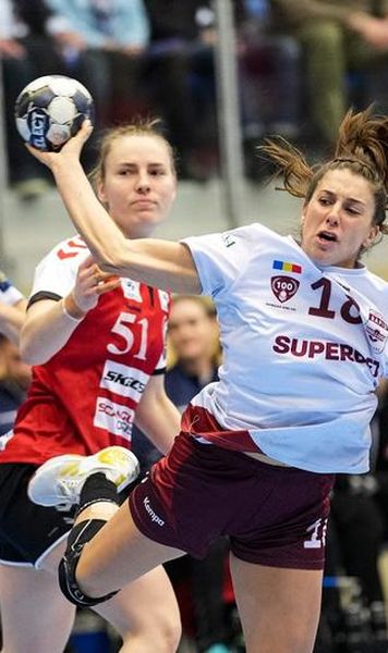 Liga Campionilor (handbal f): Rapid București, înfrângere categorică pe terenul lui Esbjerg