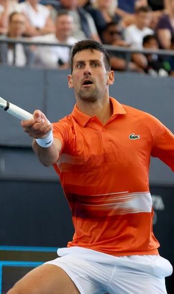 VIDEO Novak Djokovic, start lansat în primul meci de simplu al sezonului