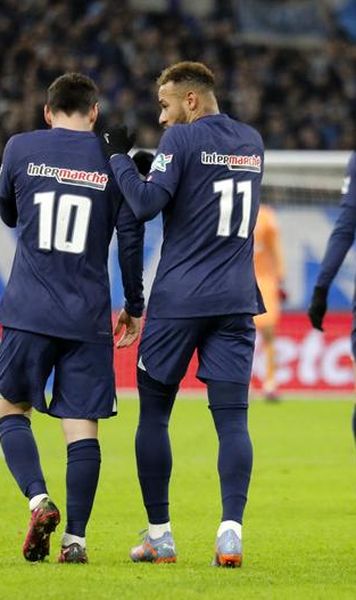 VIDEO PSG, cu Messi și Neymar titulari, eliminată surprinzător din Cupa Franței
