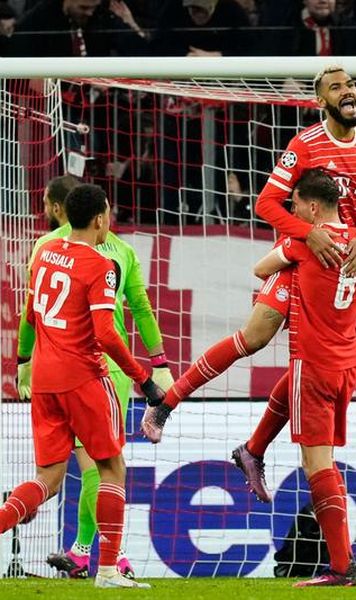 Champions League: Bayern Munchen și AC Milan, calificate în sferturi