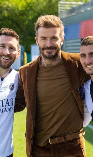 DigiSport. ”Internetul nu iartă pe nimeni”: ce făcea Lionel Messi în timp ce David Beckham vorbea cu Sergio Ramos și Kylian Mbappe