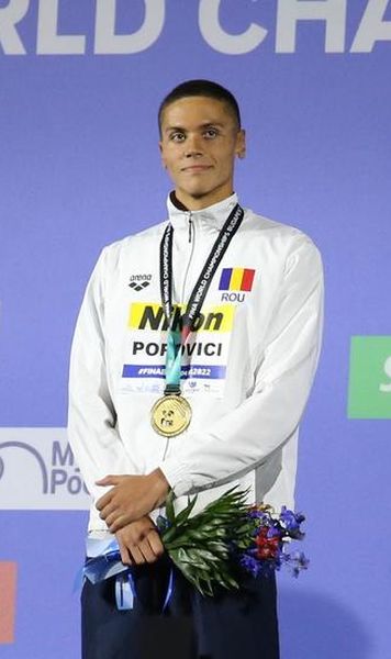 O medalie de aur cucerită de David Popovici la Mondiale a fost topită - În ce va fi transformată