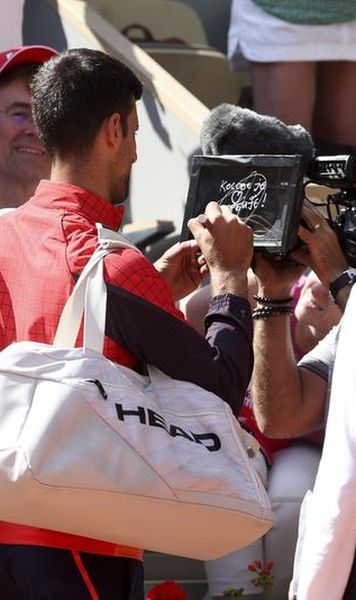 Kosovo cere sancționarea lui Novak Djokovic pentru mesajul de la Roland Garros