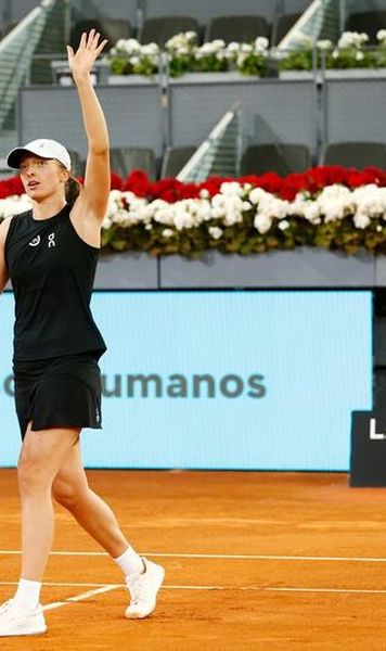 VIDEO Iga Swiatek, în finala WTA Madrid - Borne impresionante atinse de lidera mondială
