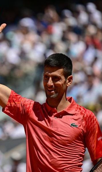 VIDEO Novak Djokovic, faza zilei la ATP Roma - Cum s-a prezentat în fața fanilor, după ce a fost lovit în cap cu o sticlă