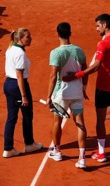 Novak Djokovic, în finala Roland Garros - Carlos Alcaraz a avut crampe, dar a refuzat să abandoneze